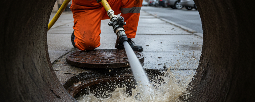Yüksek Basınçlı Su ile Temizlik